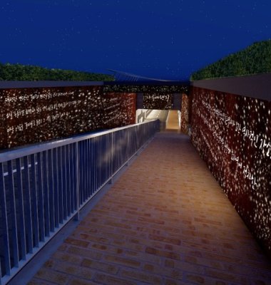 코르텐강 밤조명