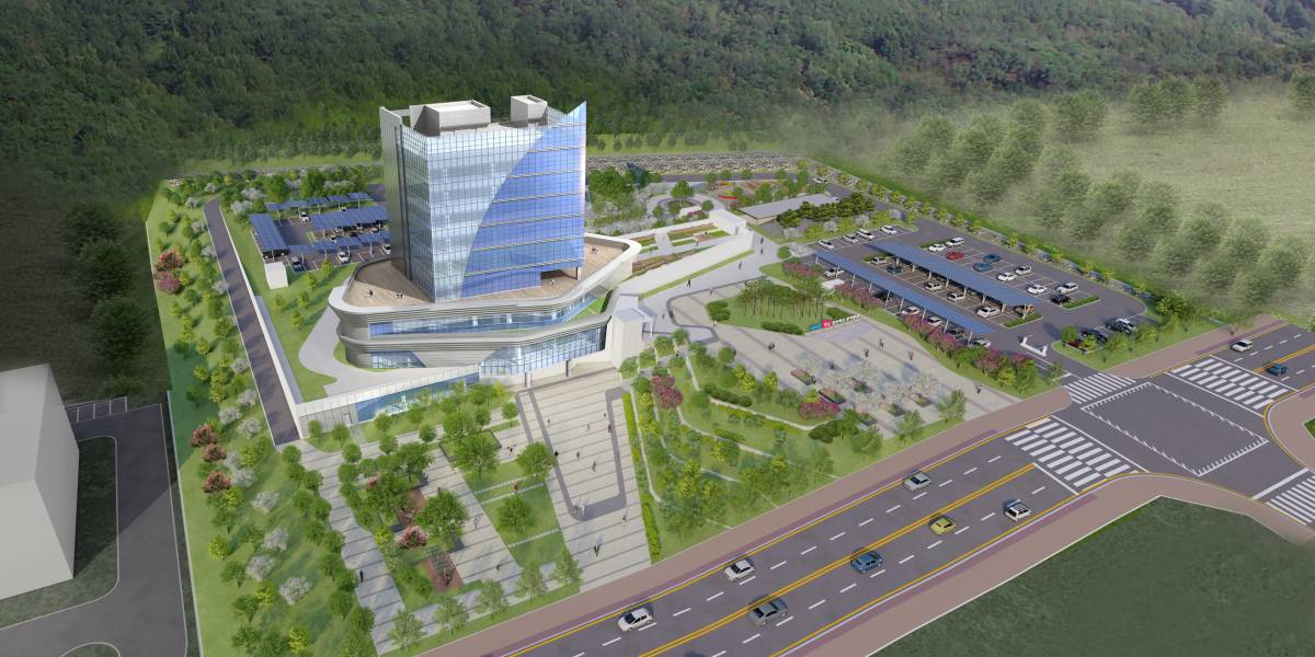 OOOO 동부청사 건립공사 조감도