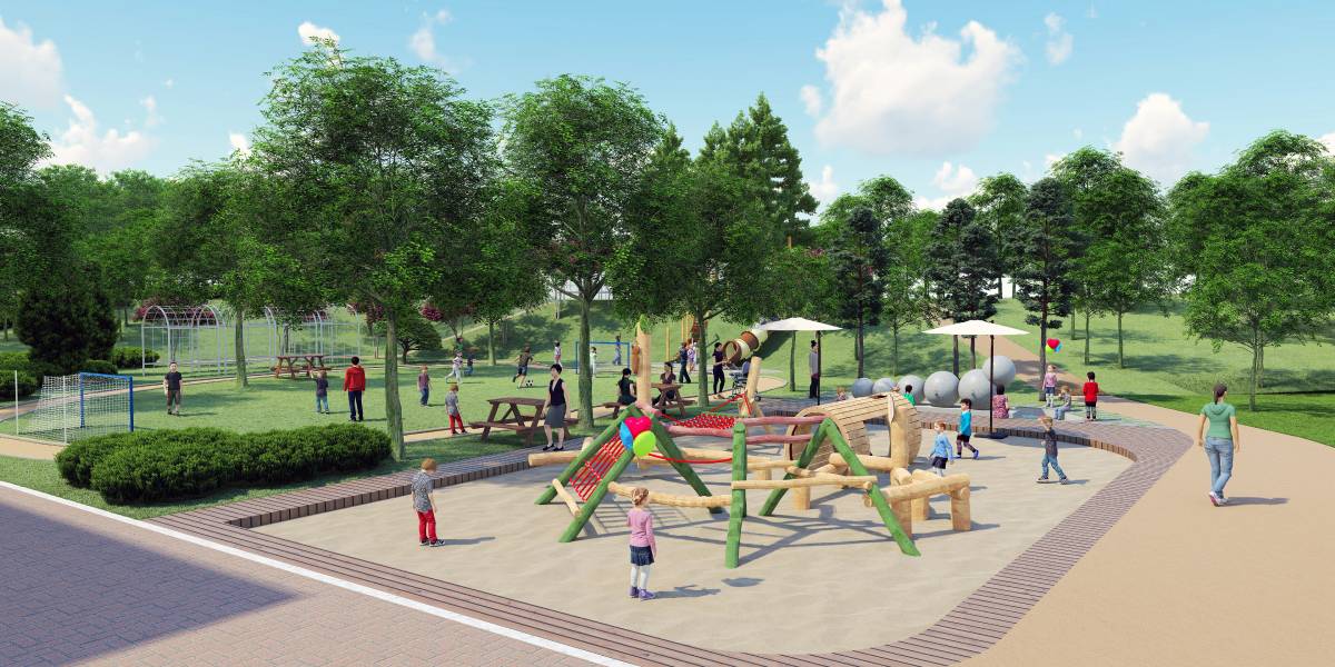 야외모험놀이장 조감도