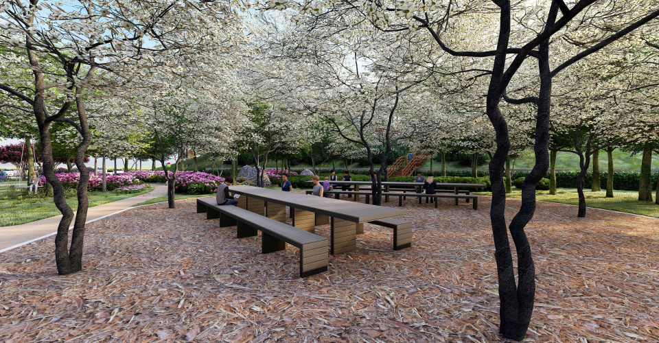 숲속식탁 조감도