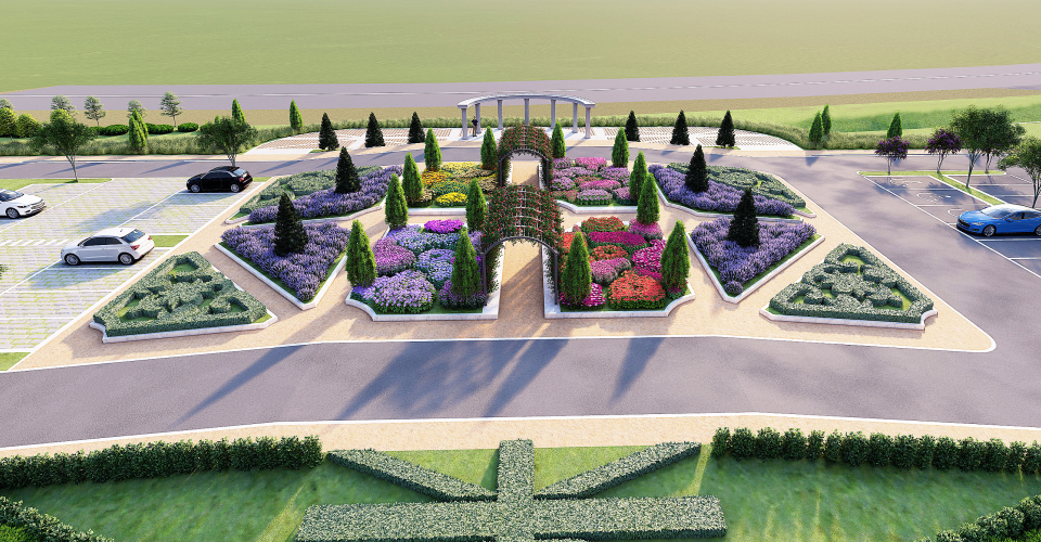 로툰다 장미공원 조감도